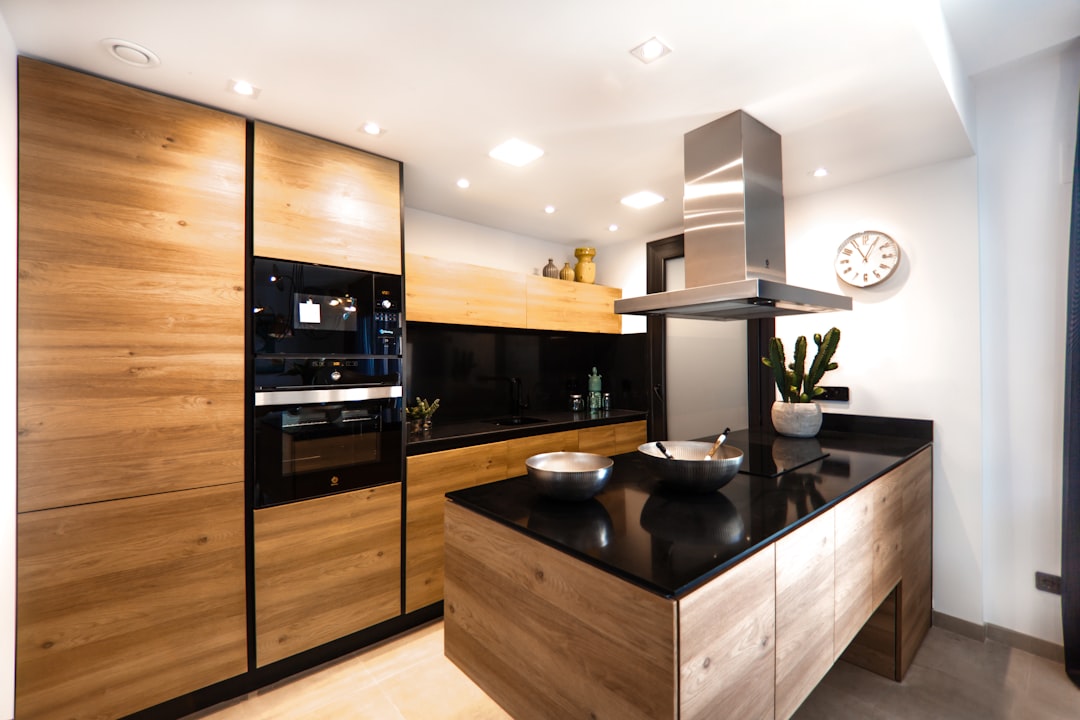 An Interior Designer Turned Kid's Art into Wallpaper for a Kitchen Redo